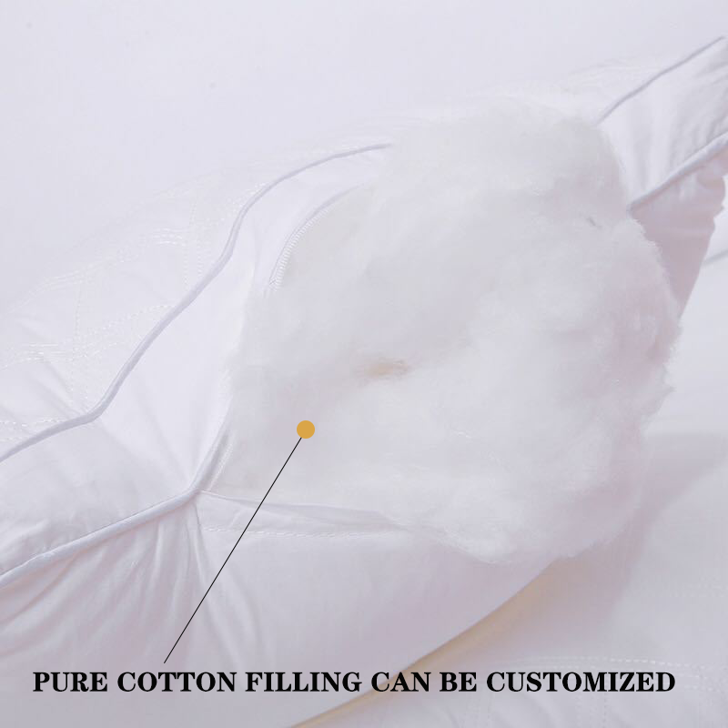 100% Cotton Three-Dimensional Hotel Pillow Custom Wholesale -Hanbi Textile 10