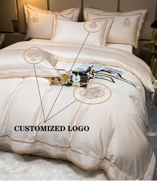 100% Cotton Luxury Hotel Bedding Sets Custom Wholesale -Hanbi Textile 15