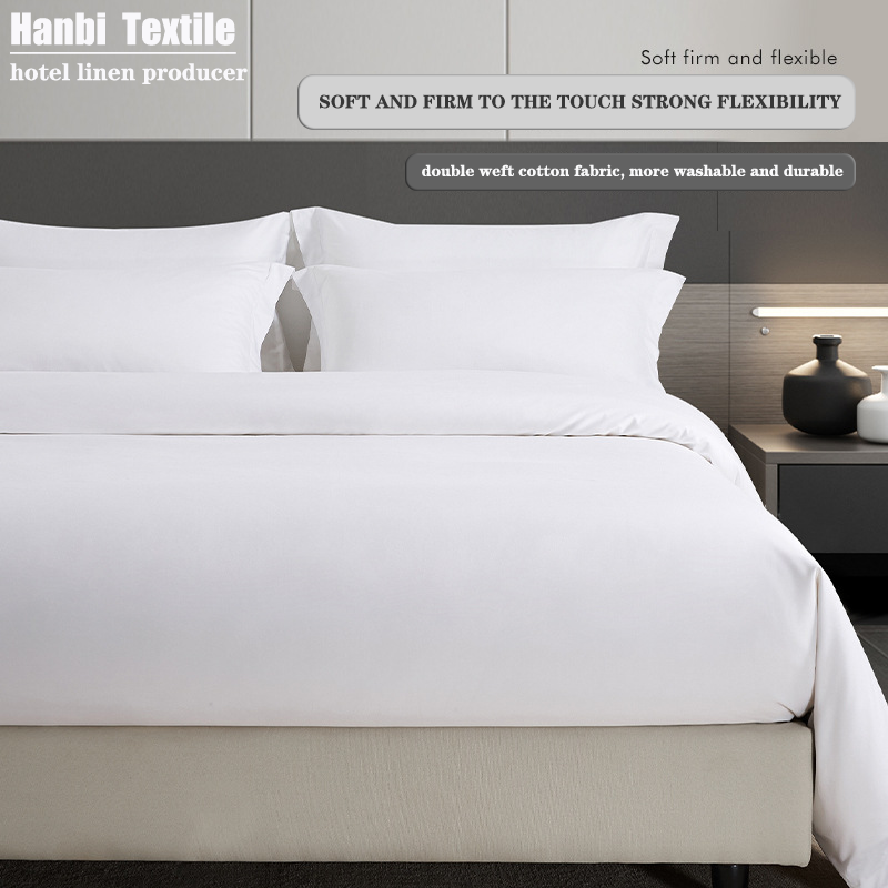 Pure Cotton Sateen Hotel Bedding Sets Custom Wholesale -Hanbi Textile 10