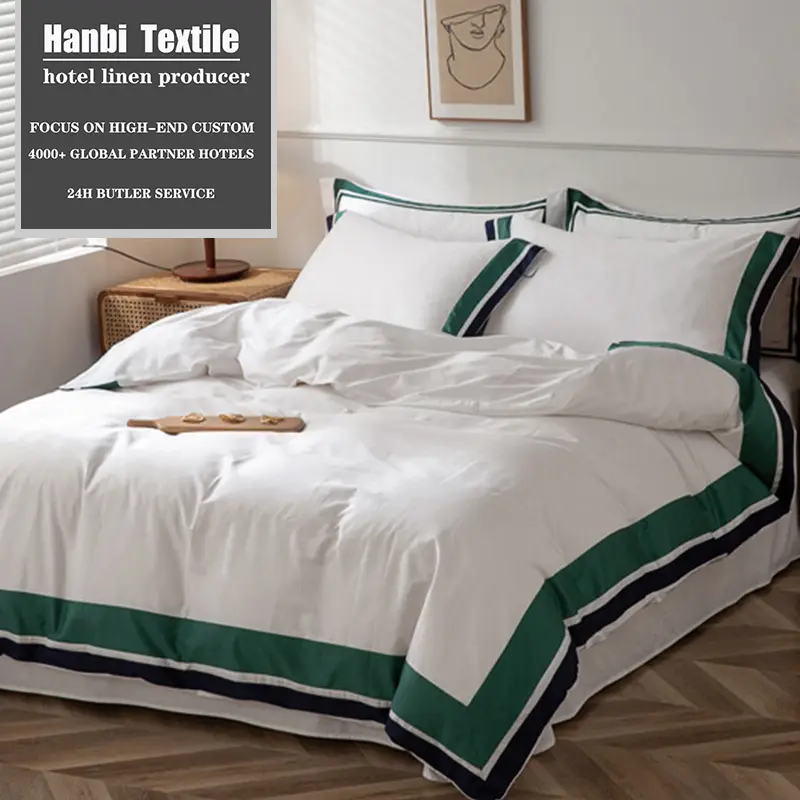 Custom luxury hotel bedding sets supply Manufacturer | Hanbi Textile 4