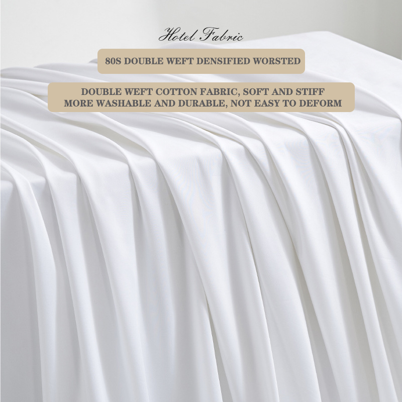 Pure Cotton Sateen Hotel Bedding Sets Custom Wholesale -Hanbi Textile 8