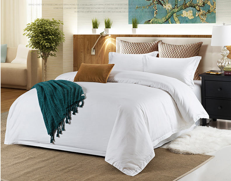 Pure Cotton Sateen Hotel Bedding Sets Custom Wholesale -Hanbi Textile 17