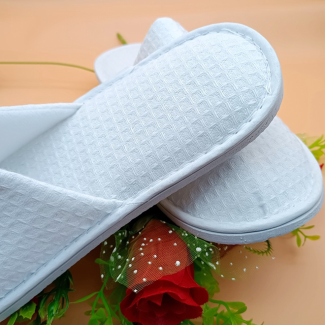 Hotel slippers for sale non-disposable custom logo hanbi textile wholesale 10