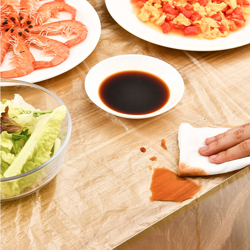 Hanbi Textile Hot Sale Great Price Plastic Disposable Tablecloth 13