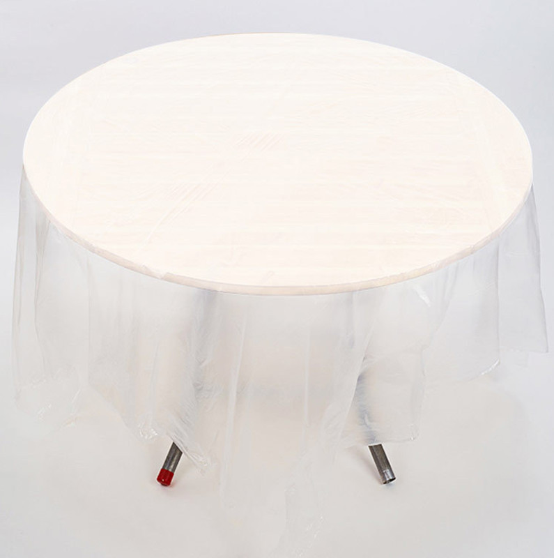 Hanbi Textile Tablecloth Factory Wholesale White Rectangle round Outdoor Plastic Tablecloth 13