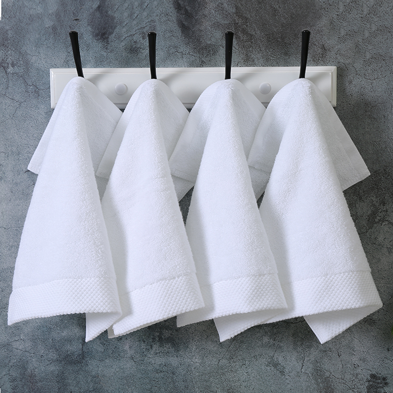 Intro to Luxury hotel brand cotton towel 40g and 70g Spa white towels Hanbi Textile 16