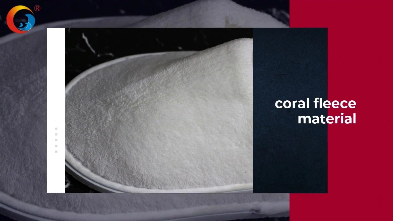 Best Grey disposable hotel coral fleece slippers non-slip-Hanbi textile 1