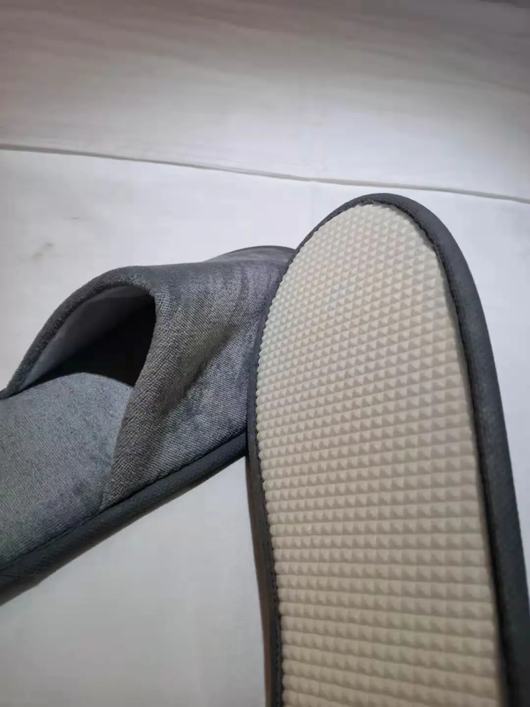 Custom towelling slippers with good price Manufacturer | Hanbi Textile 5