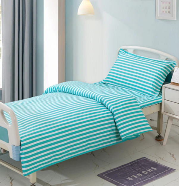 Hospital linen 3-piece bedding sets for hospital beds manufacturers Factory 4