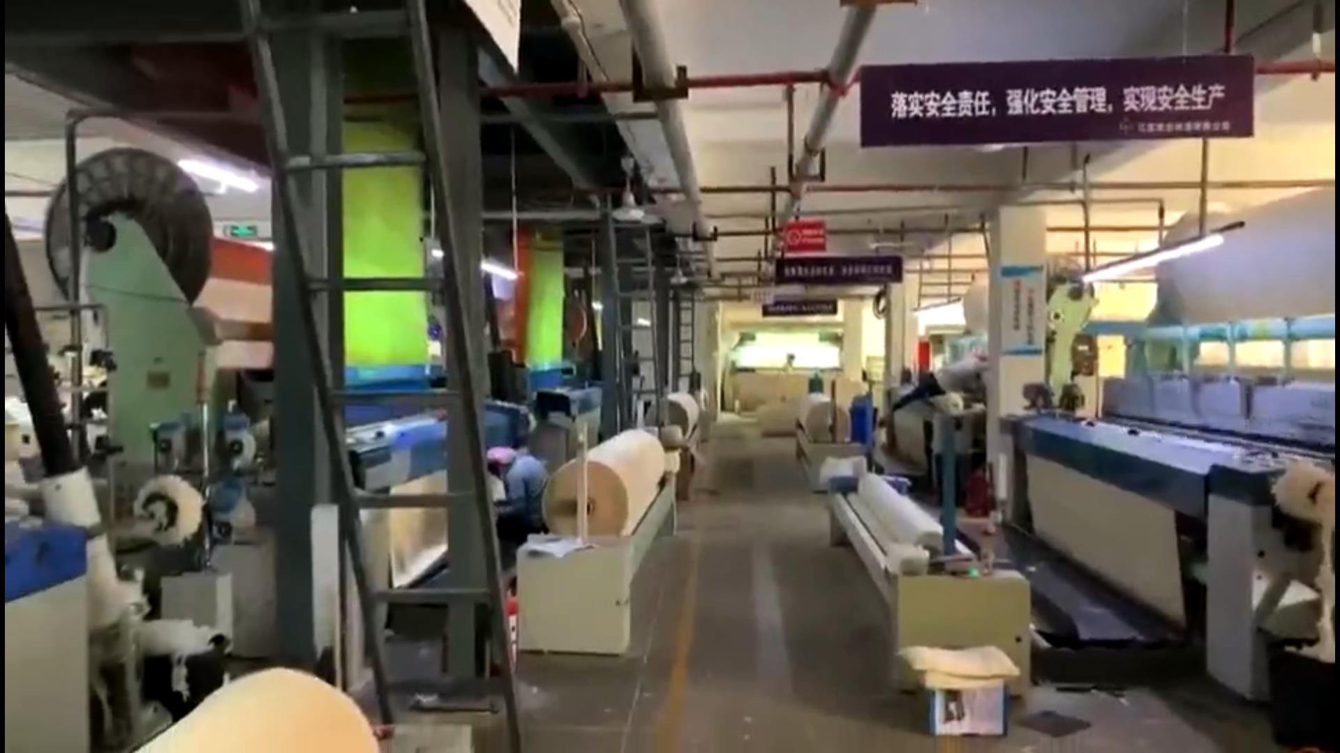 China hotel textile products factory everyday work vlog-Hanbi textile 3