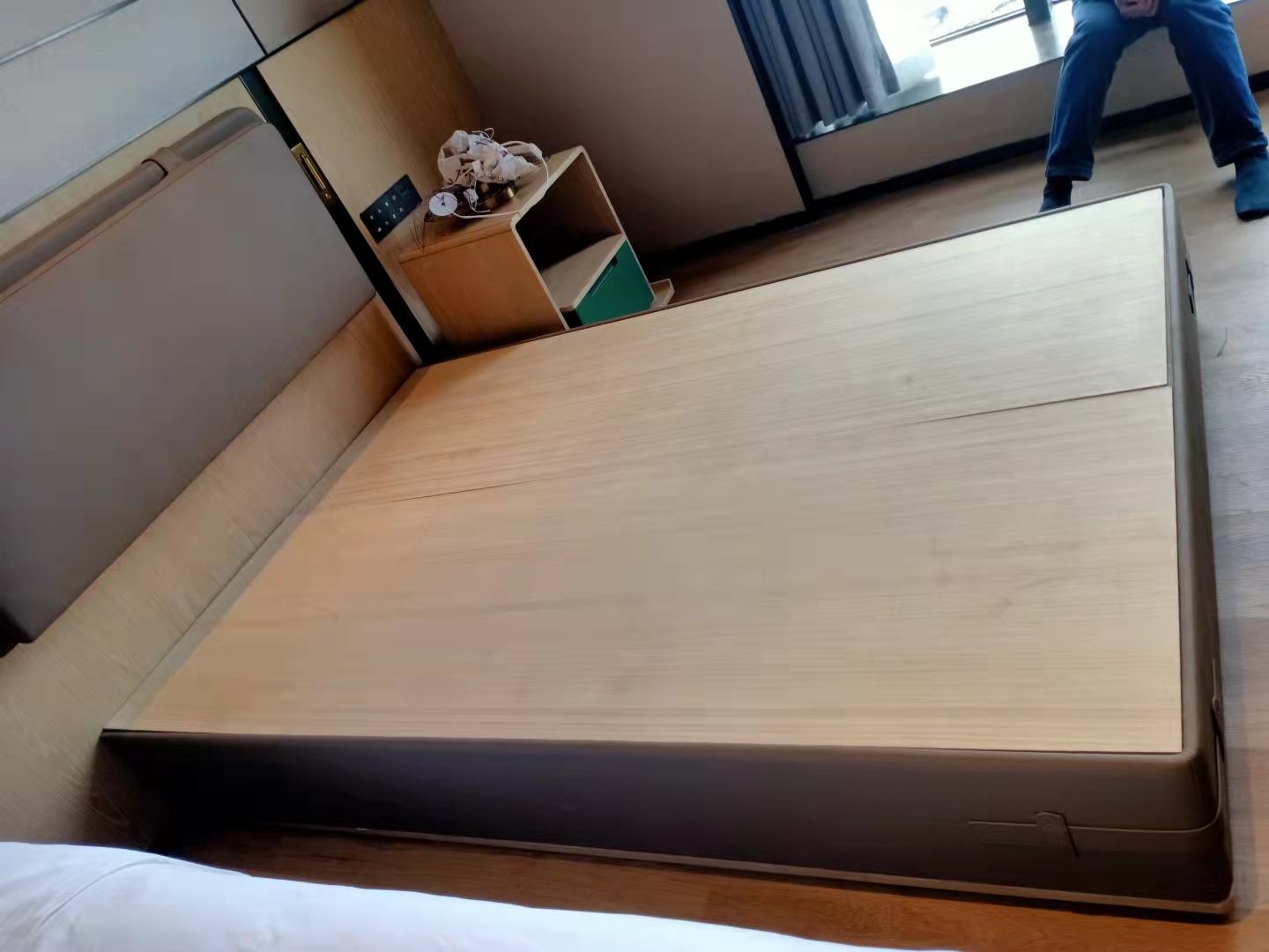 Luxury hotel bedding sets queen size new hotel room Process of making the bed-Hanbi textile 1