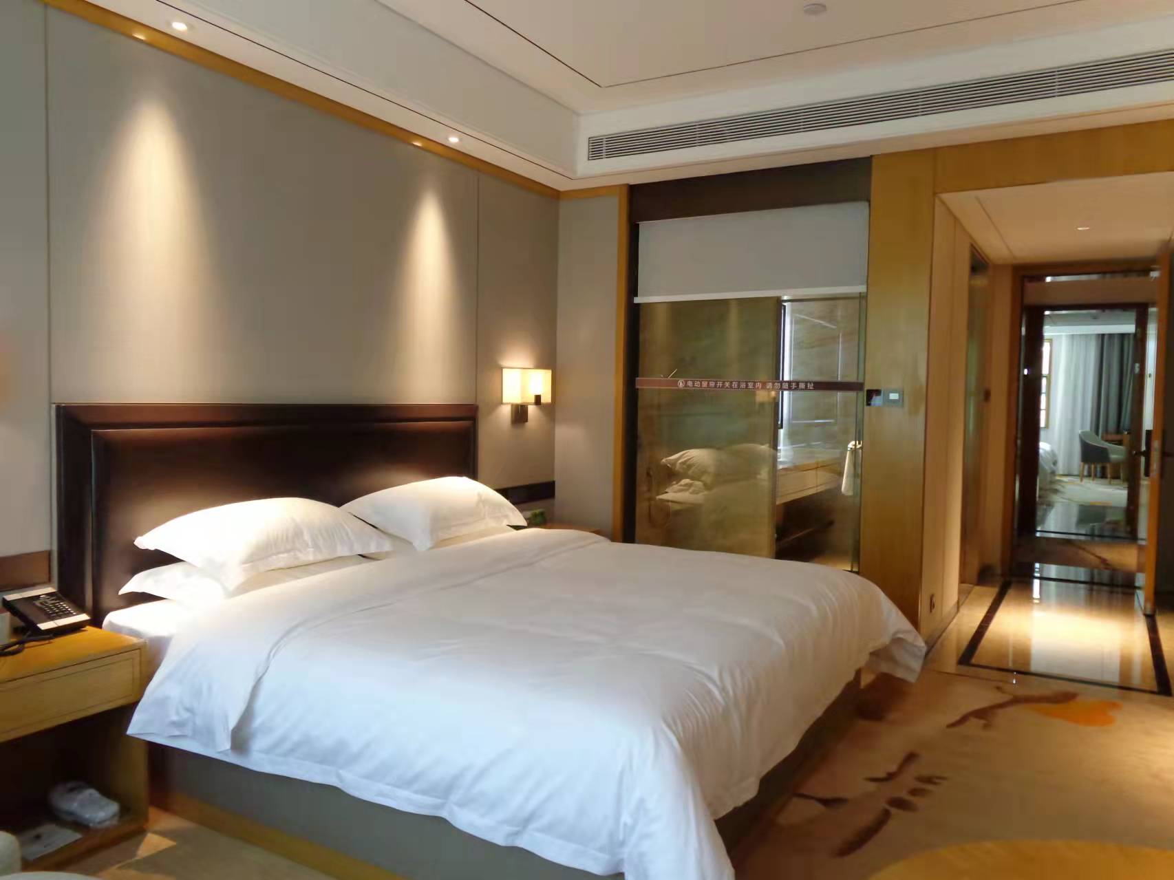 Let's have a look at what hotel room in China look like-Hanbi textile customers cases 2