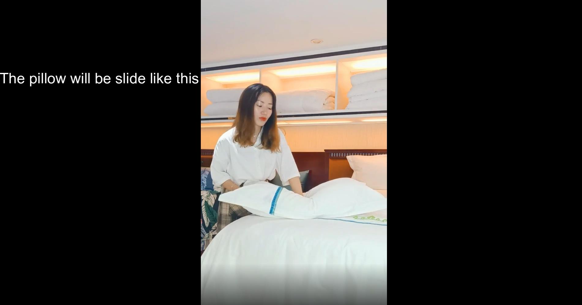 Hotel Jacquard Pillow Details Analysis Including Pillow Appreance and Pillow Process _Hanbi Textile 4