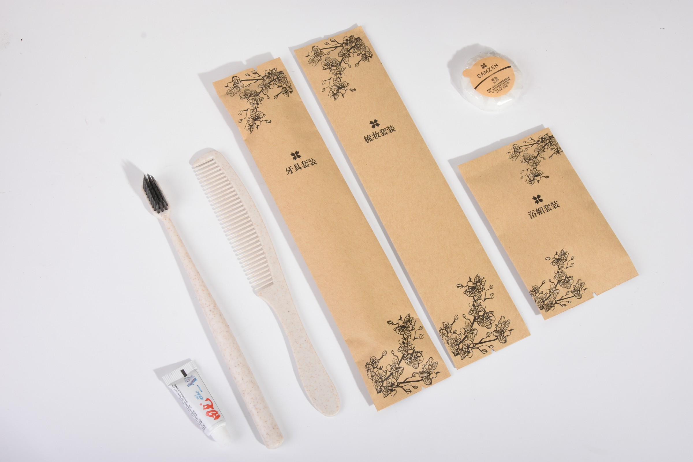 High end hotel toiletries travel products free design packing 5