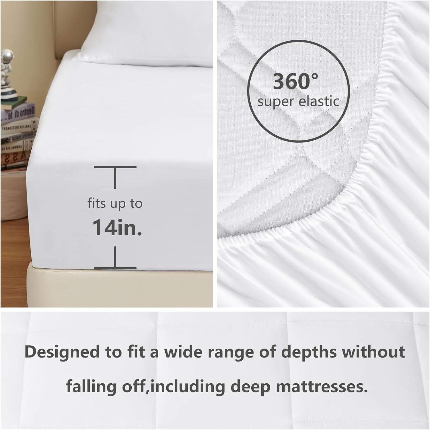 Why is the quilt in the hotel comfortable? What material is it? 3