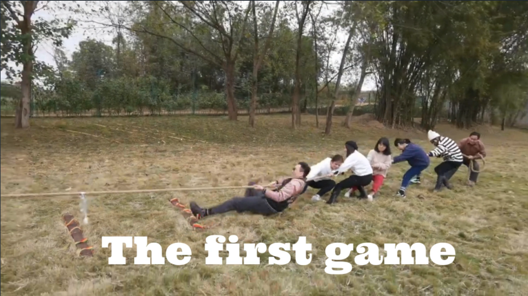 Hanbi Textile Company Staffs Is Playing Tug-of-war In Spare Time 2