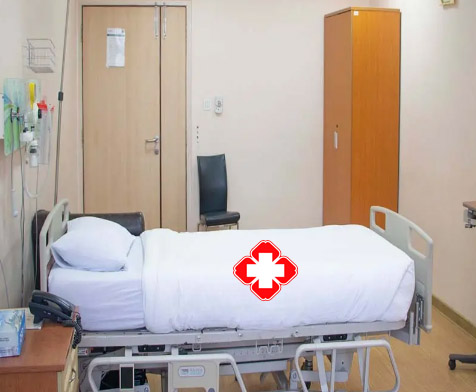 Best Hospital anti-epidemic supplies bed three sets of terylene cotton white bedding 2