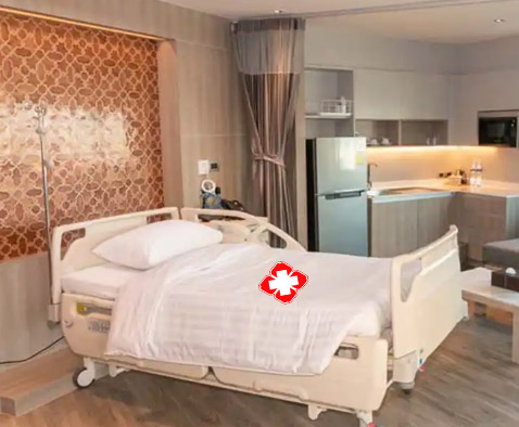 Best Hospital anti-epidemic supplies bed three sets of terylene cotton white bedding 1