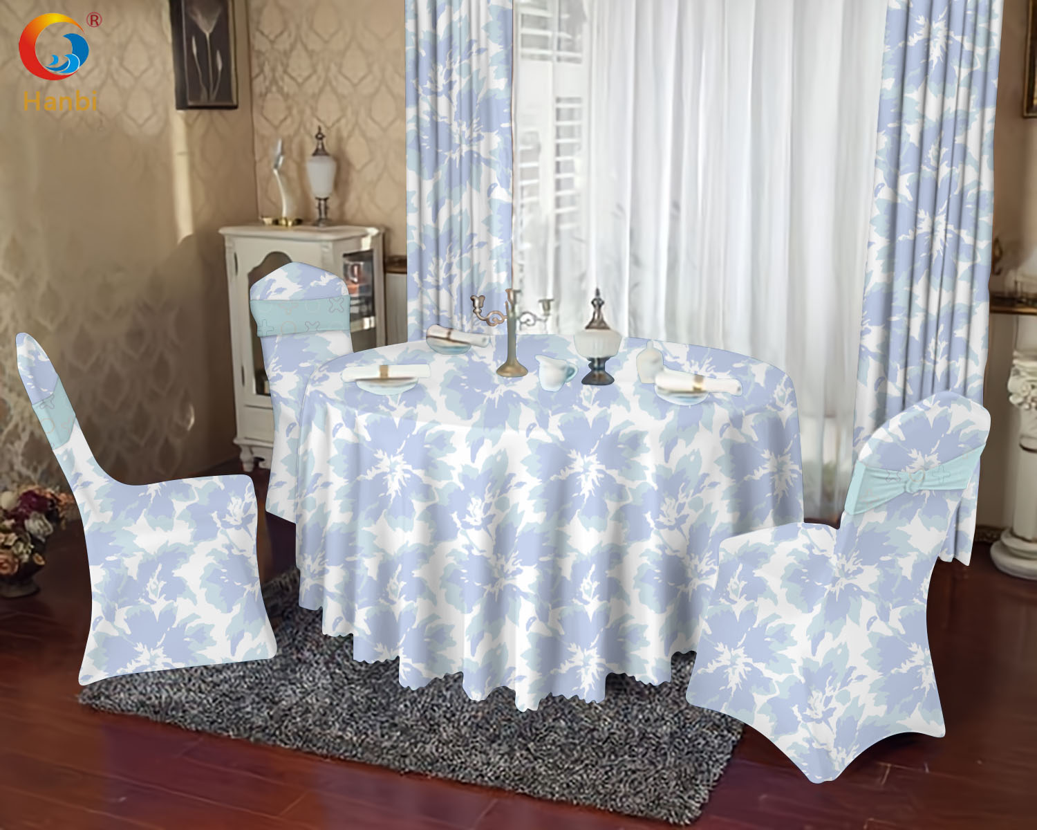 Curtain chair cover tablecloth one-stop custom wholesale source factory wholesale 3