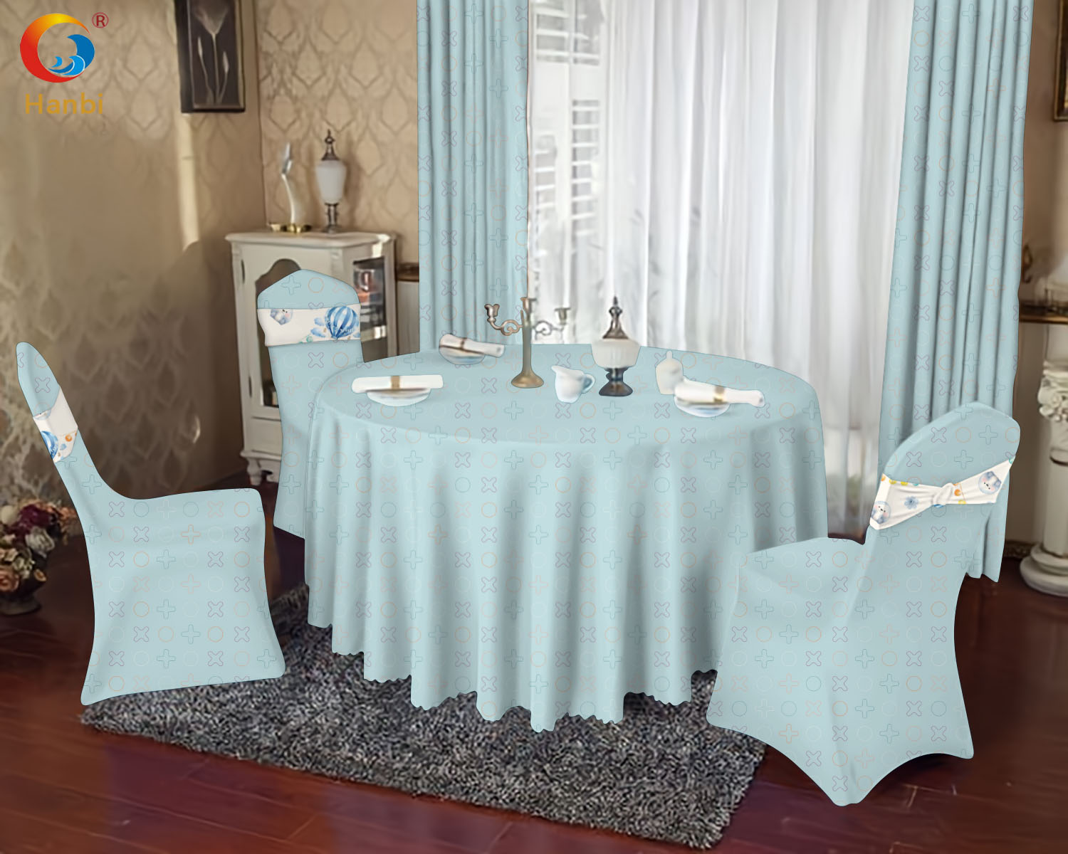 Curtain chair cover tablecloth one-stop custom wholesale source factory wholesale 2
