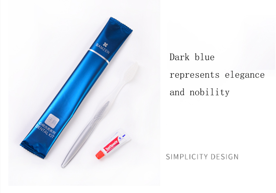 Dark Blue Packing Hotel Toiletries Travel Products Shampoo and Bath Foam 5