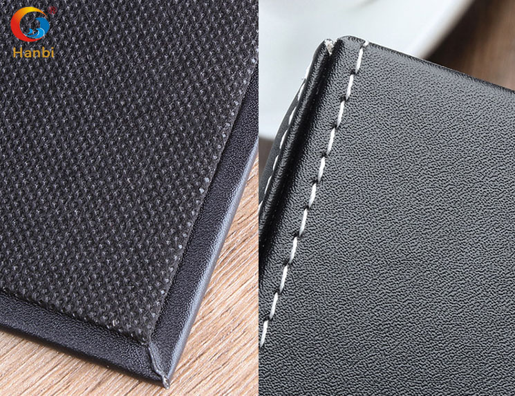 Soft PU leather hotel tissue storage box, Hanbi supplier can customize logo. 4