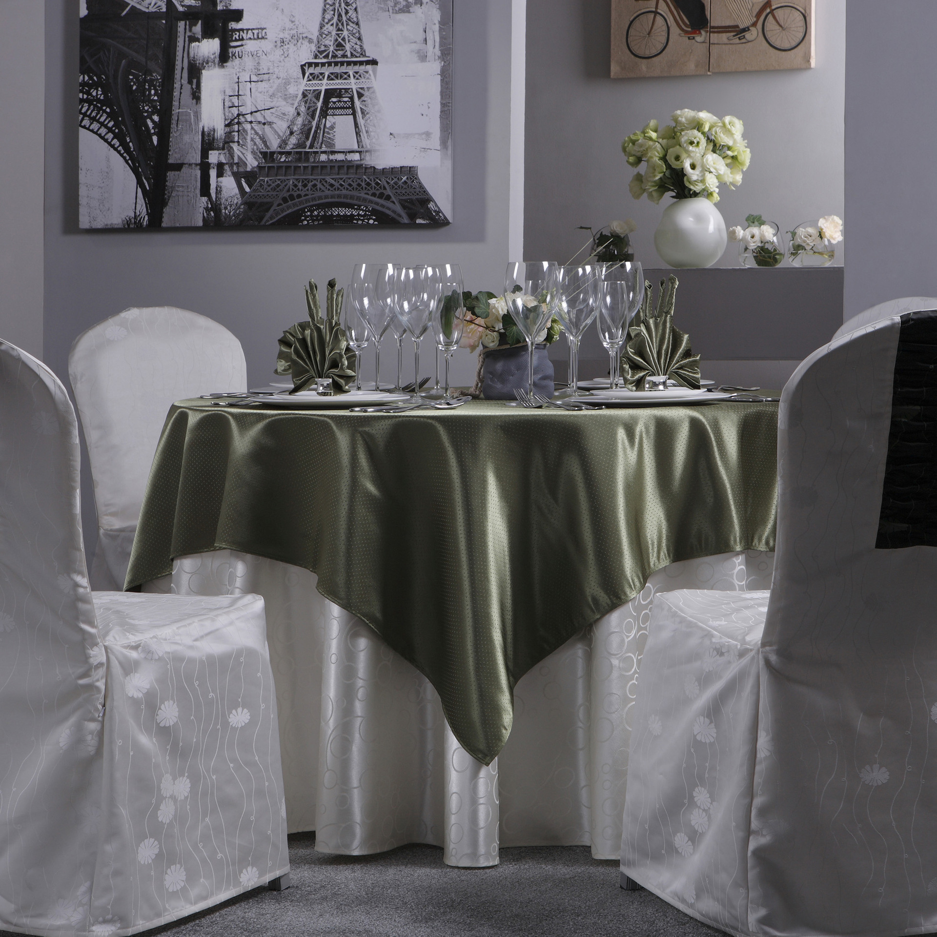 Five-star hotel custom wholesale tablecloth 2