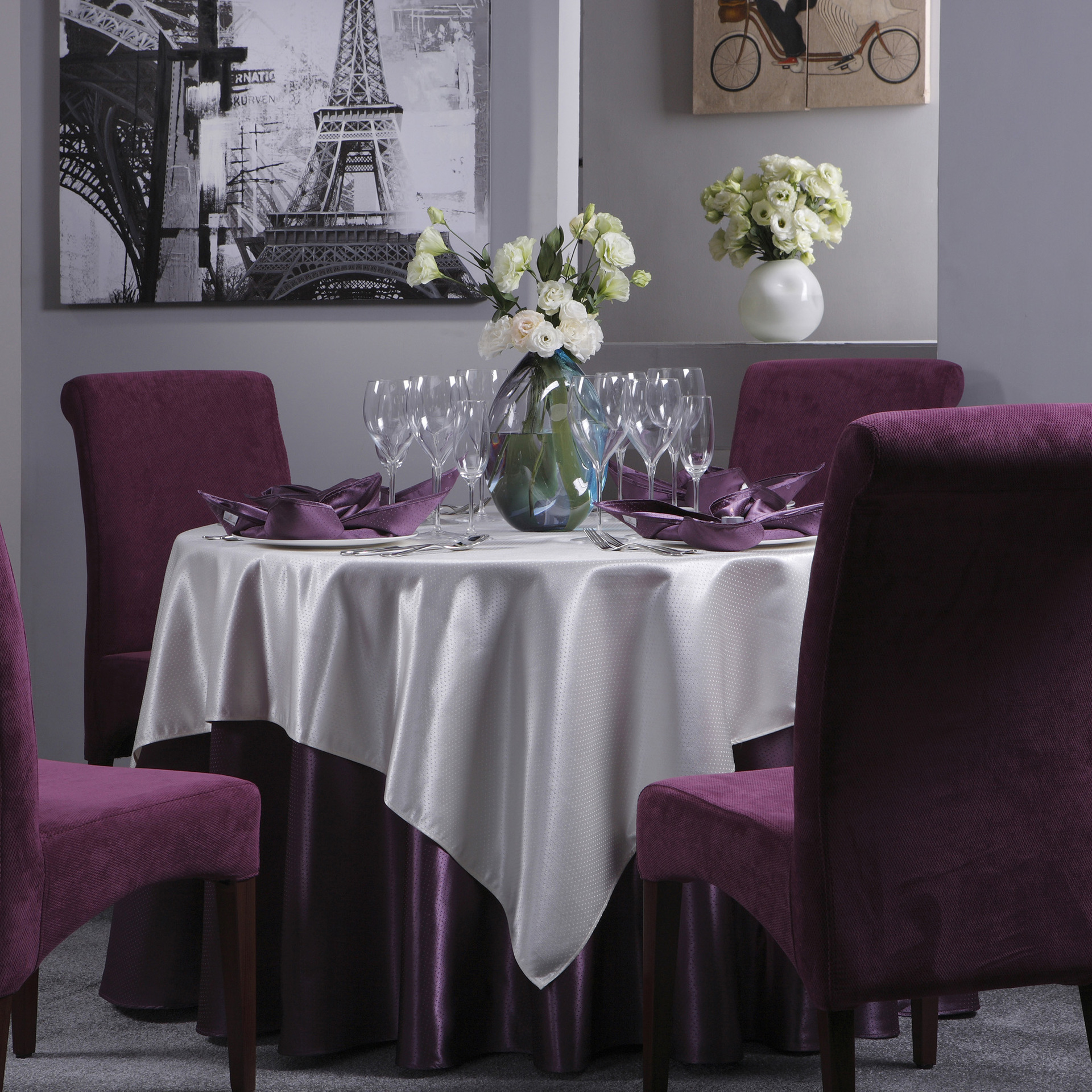 Five-star hotel custom wholesale tablecloth 4