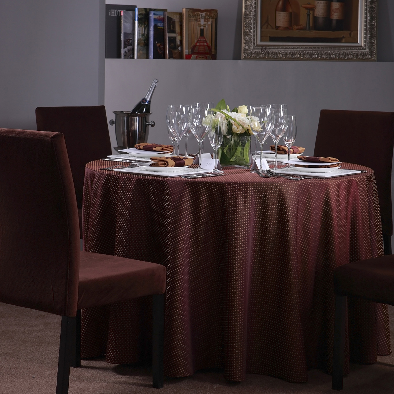 Five-star hotel custom wholesale tablecloth 3