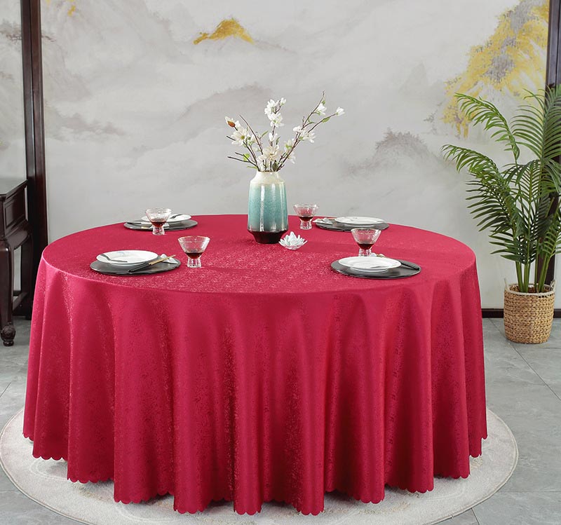 Oil, water and heat resistant wholesale hotel tablecloths 1