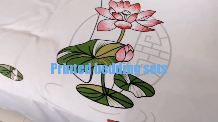 Printed hotel bedding sets many styles can customized pattern - Hanbi Textile 3