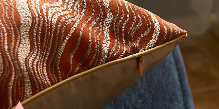 European nobility style Square pillow sofa bolster jacquard Home decoration pillow 4