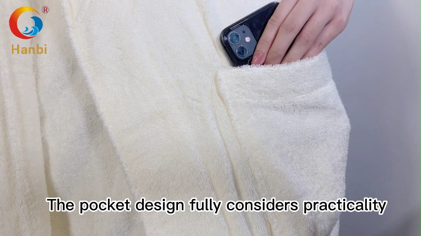 Combing cotton bathrobe use demonstration-hanbi wholesaler 3