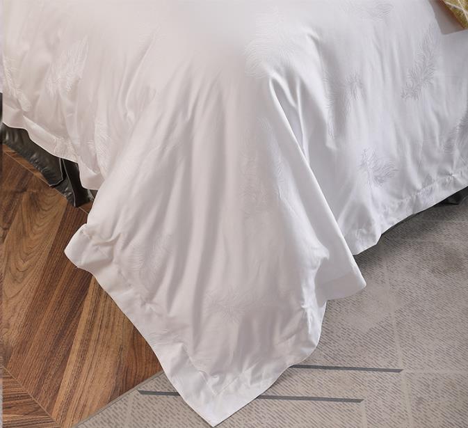Top quality hotel duvet inner bedsheet pillow hotel motel inn use white comfortable bedding 6