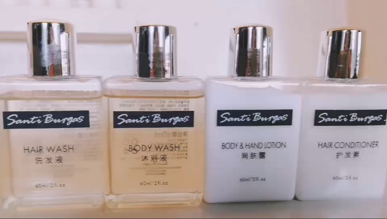 Hotel shampoo conditioner shower gel lotion wholesale hotel toilerties sets good price 3