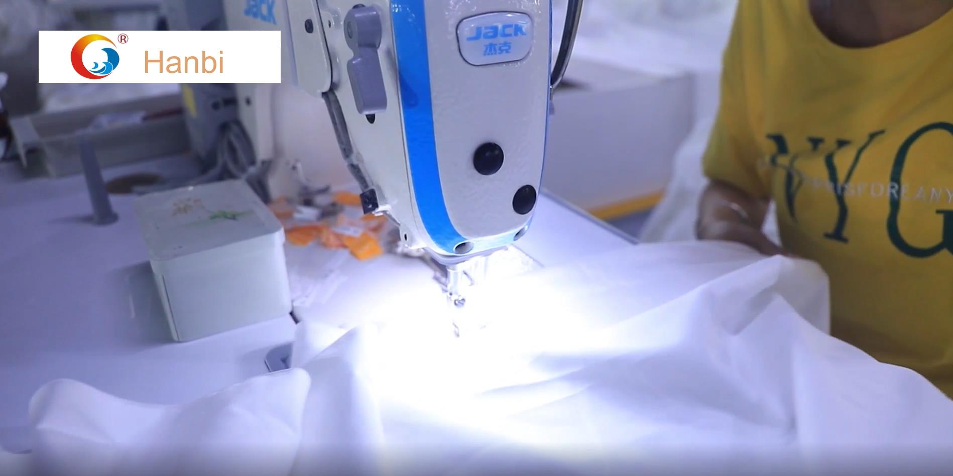 Hanbi factory bedspread hotel bed sheet and duvet cover manufacture 10