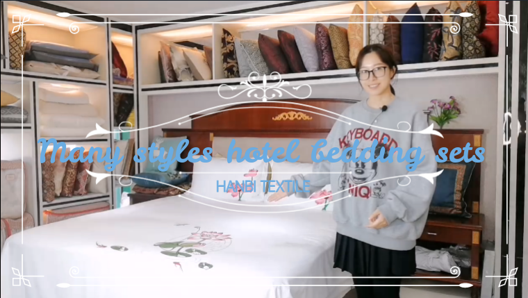 Hotel bedding sets many styles beautiful good quality customized - Hanbi Textile 1