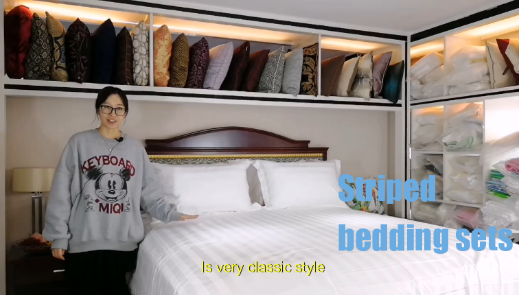 Luxury hotel bedding sets for sale many styles can choose can customized - Hanbi Textile 3