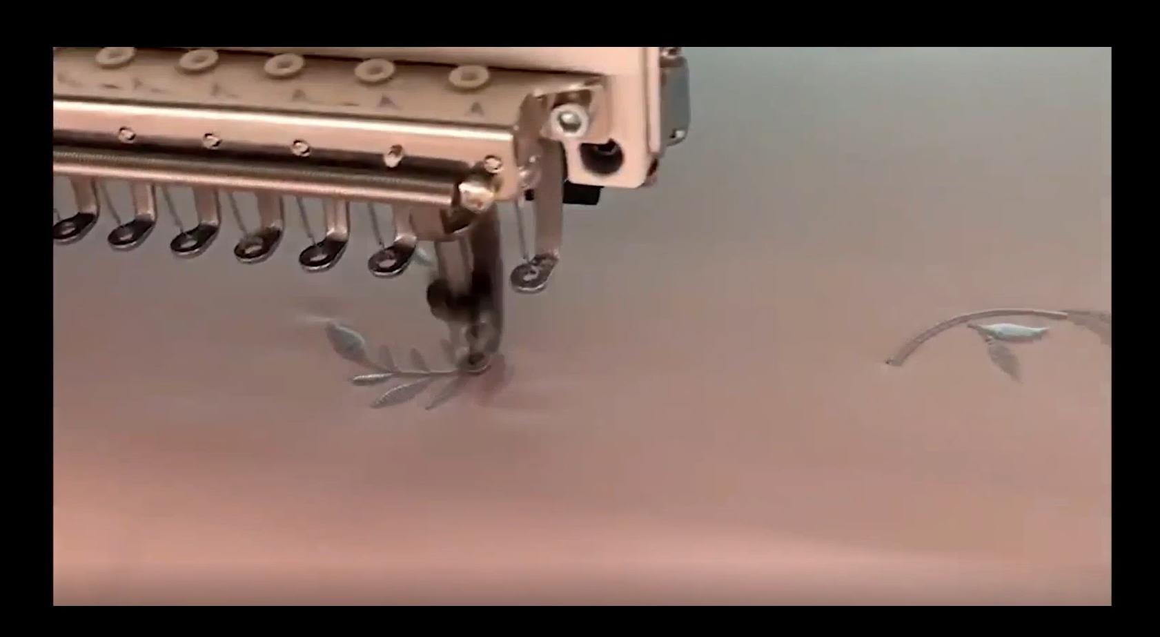 Hanbi company factory sewing stitching hotel bedding sets workshop bedspread 1