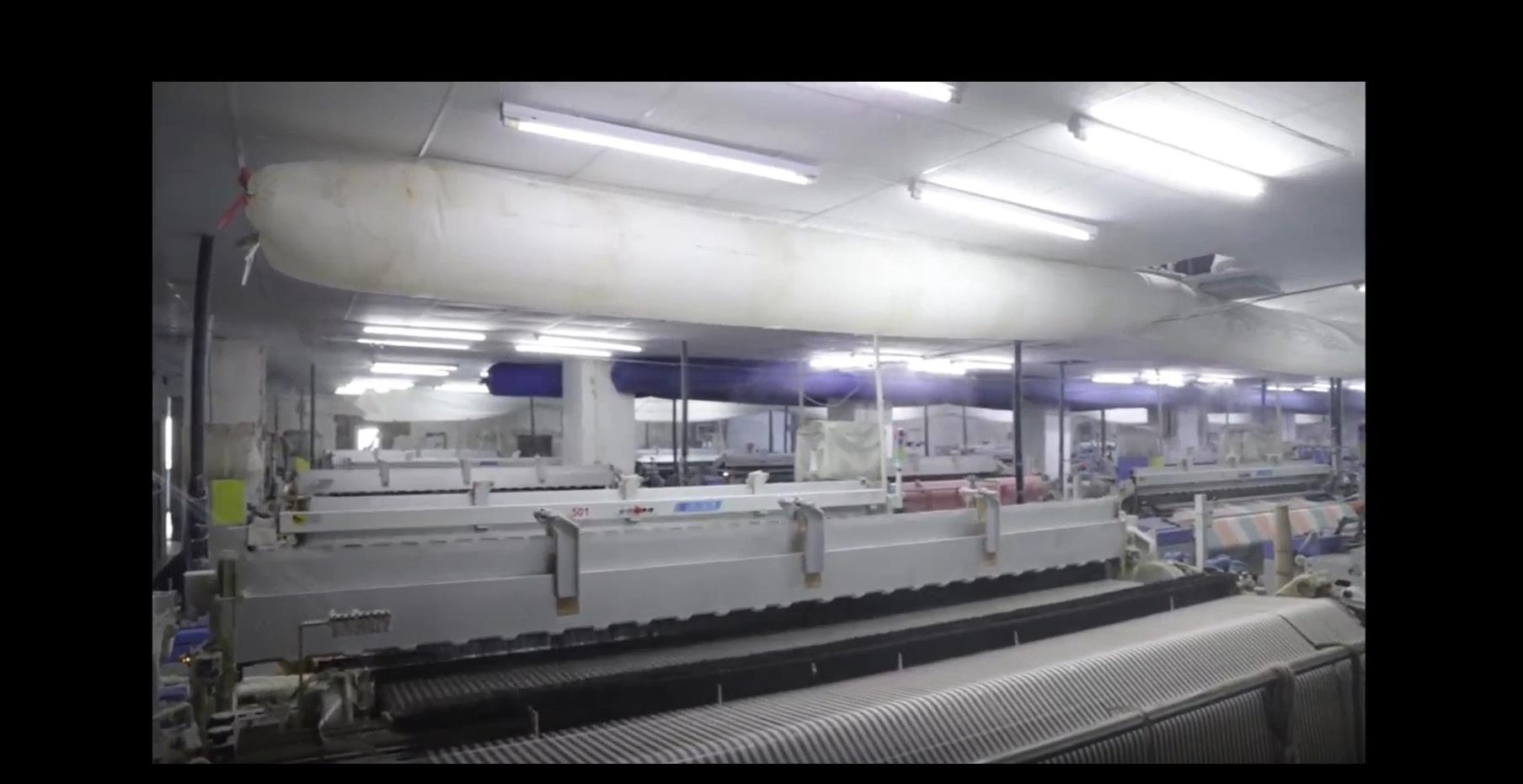 Hanbi company factory sewing stitching hotel bedding sets workshop bedspread 4