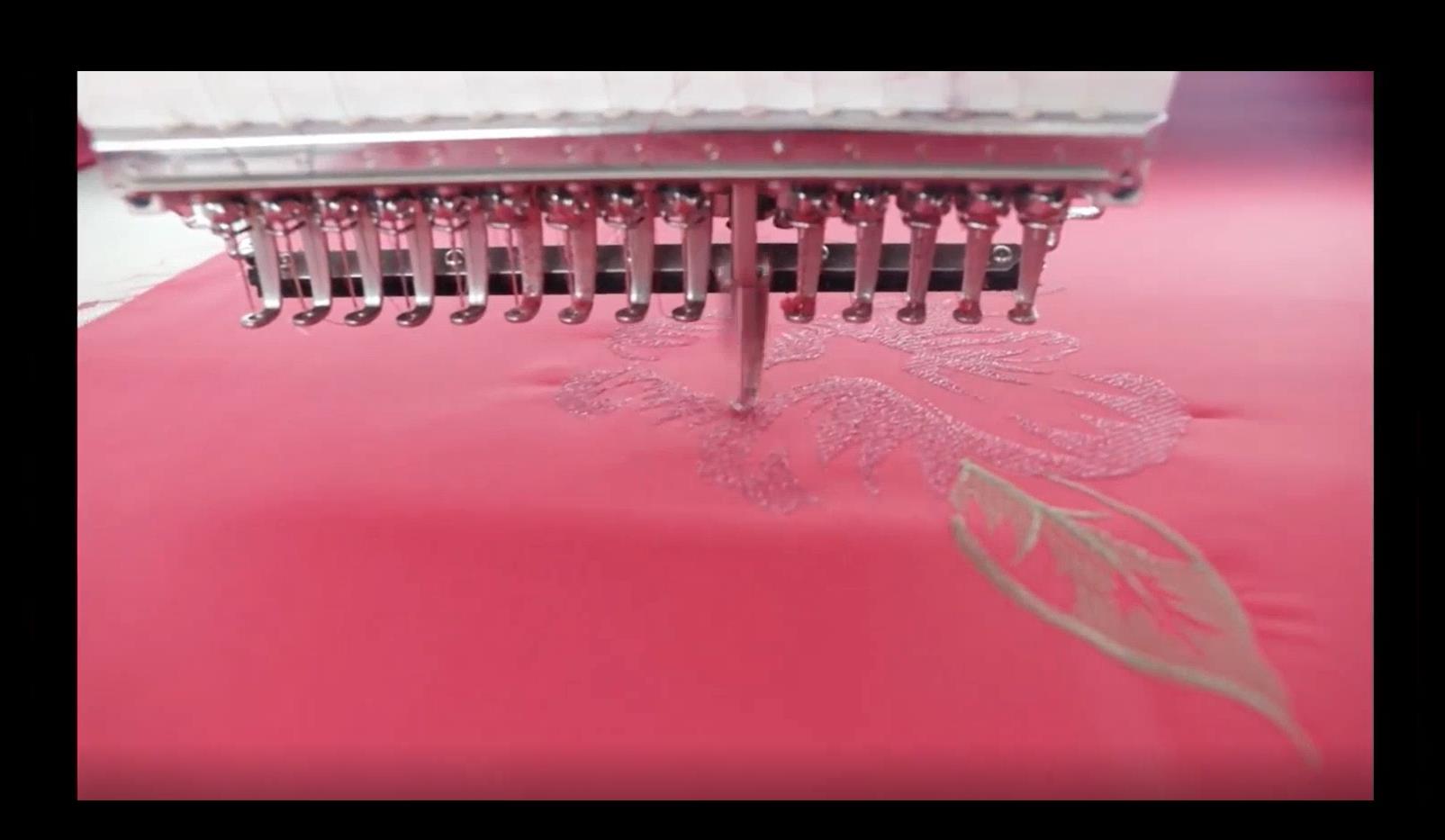 Hanbi company factory sewing stitching hotel bedding sets workshop bedspread 2