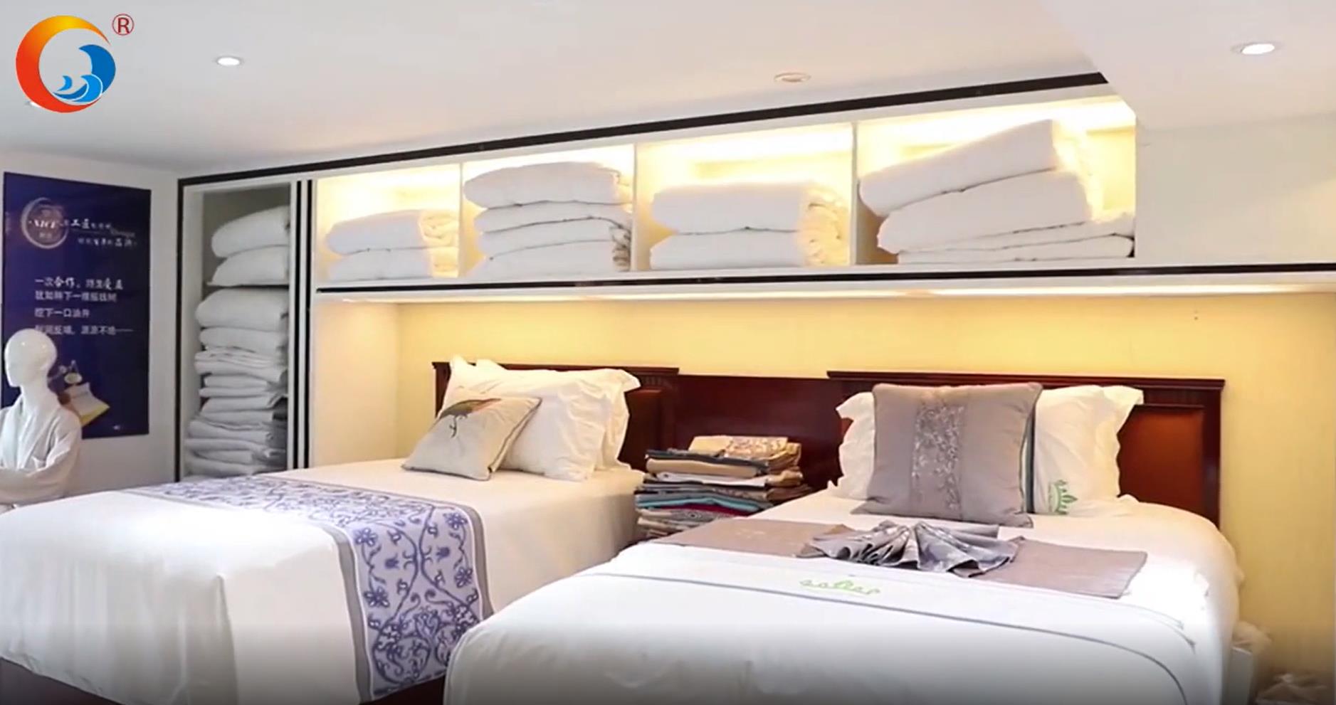 Exhibition hall-Hanbi Textile Co., Ltd. home and hotel textile products bedding set 3