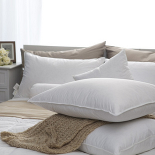 Hanbi pure cotton soft hotel pillow vacuum packed openning turn to Fluffy and soft 2