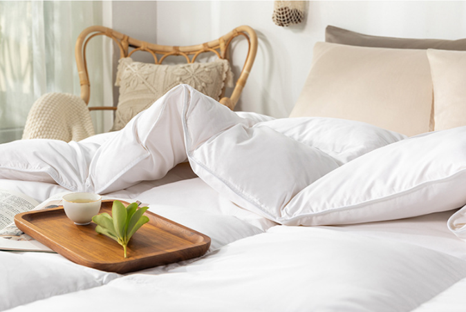 Top quality 95% goose down duvet luxury 4