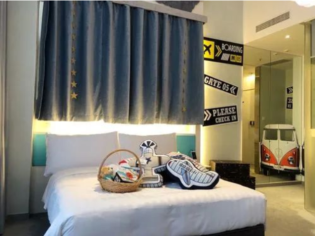Hotel bedding sets hotel parent-child guest room creative design 4