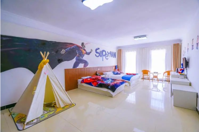 Hotel bedding sets hotel parent-child guest room creative design 7