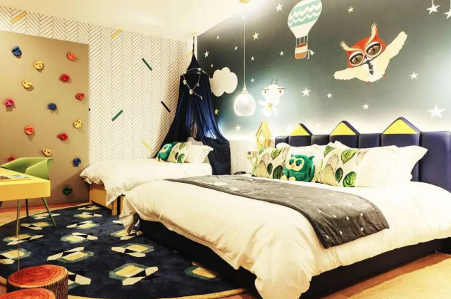 Hotel bedding sets hotel parent-child guest room creative design 43