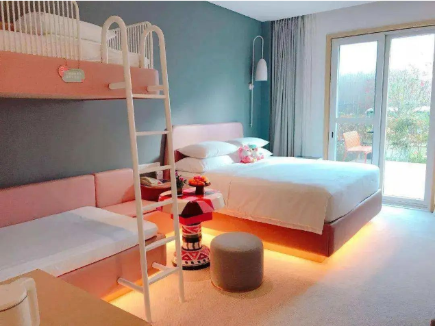 Hotel bedding sets hotel parent-child guest room creative design 45