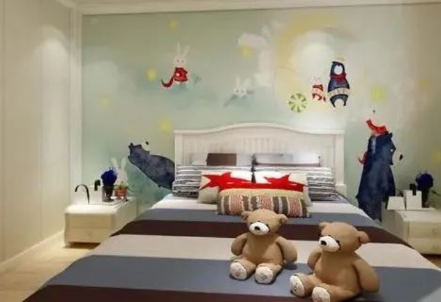 Hotel bedding sets hotel parent-child guest room creative design 25