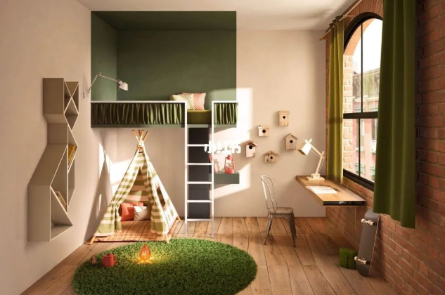 Hotel bedding sets hotel parent-child guest room creative design 48